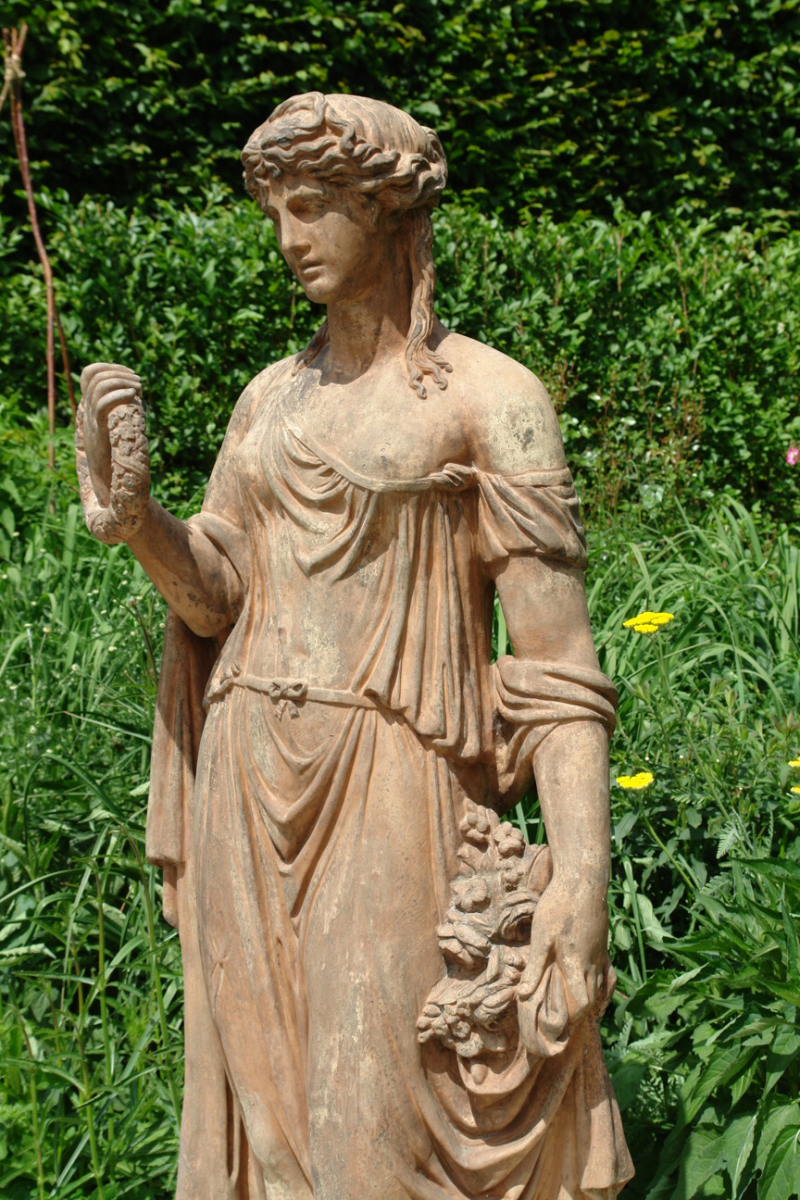 Terracotta statue of Flora