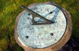 An 18th century Portland-stone sundial