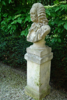 19de eeuwse stenen buste van Jean Baptiste Rousseau