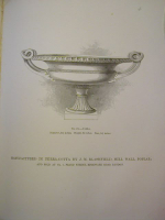Een paar J.M. Blashfield terracotta tazza- urnen, circa 1860-1870